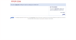 Desktop Screenshot of ppop.com